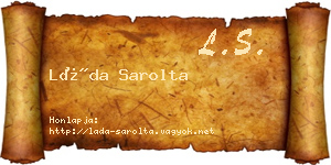 Láda Sarolta névjegykártya